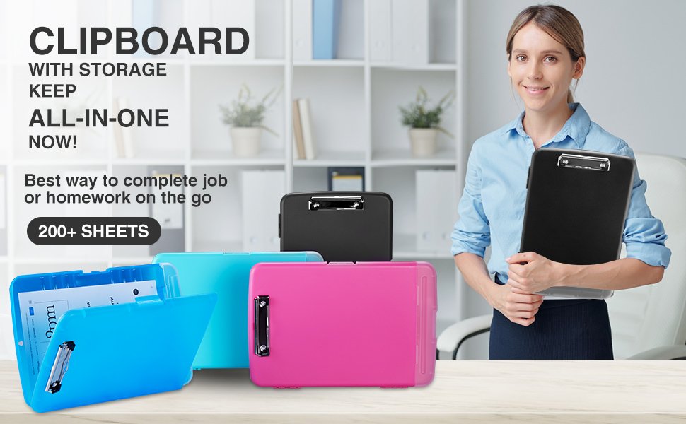 clipboard with storage