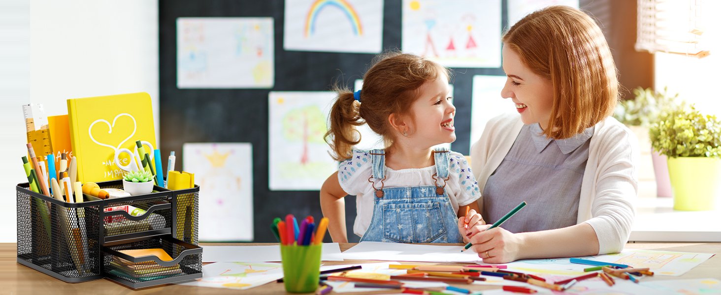 desk organizer with drawer