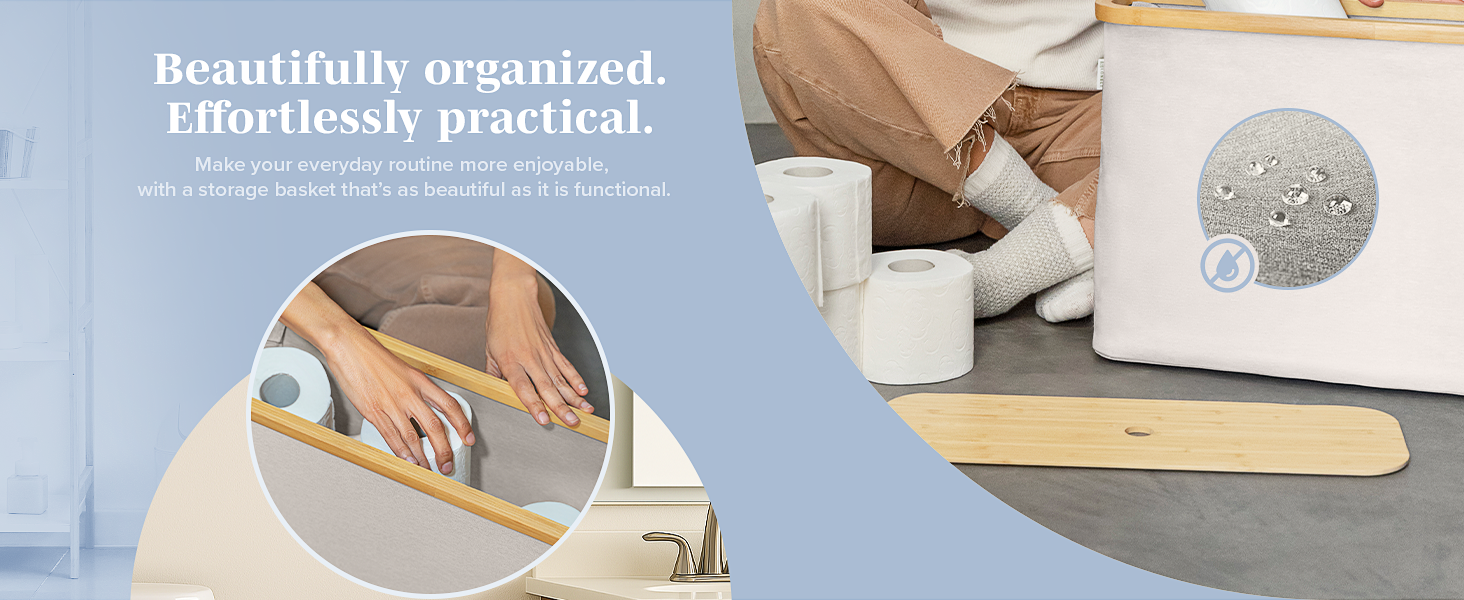 toilet paper storage basket