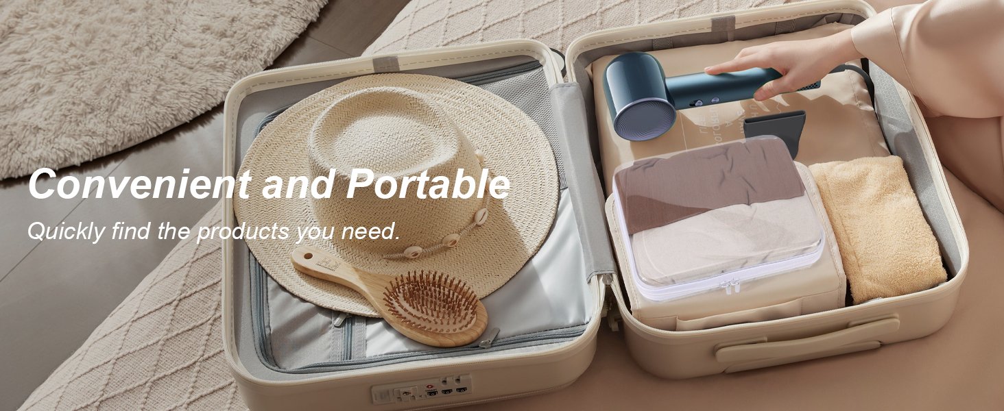 clear zipper pouches